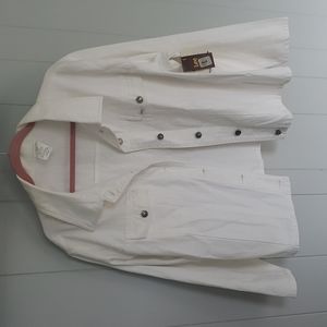 Lee white denim shirt jacket